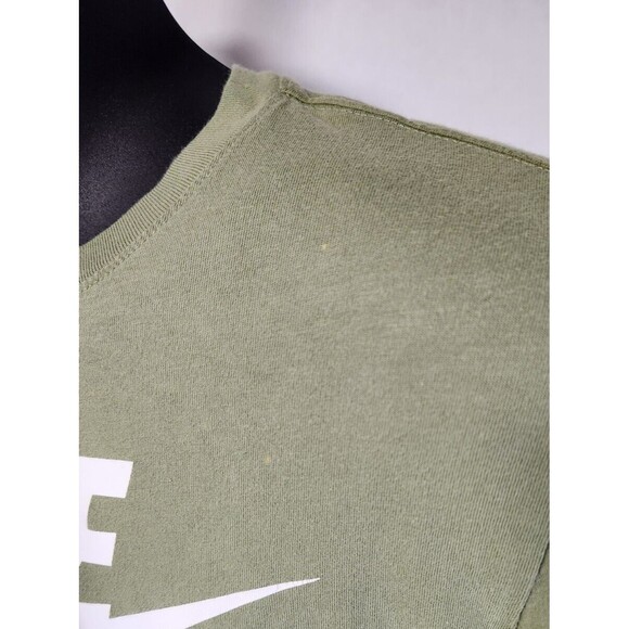Nike Men's T-Shirt | Small, Green, Logo, Crew Neck, Short Sleeves, GUC, Read Des - Picture 4 of 10
